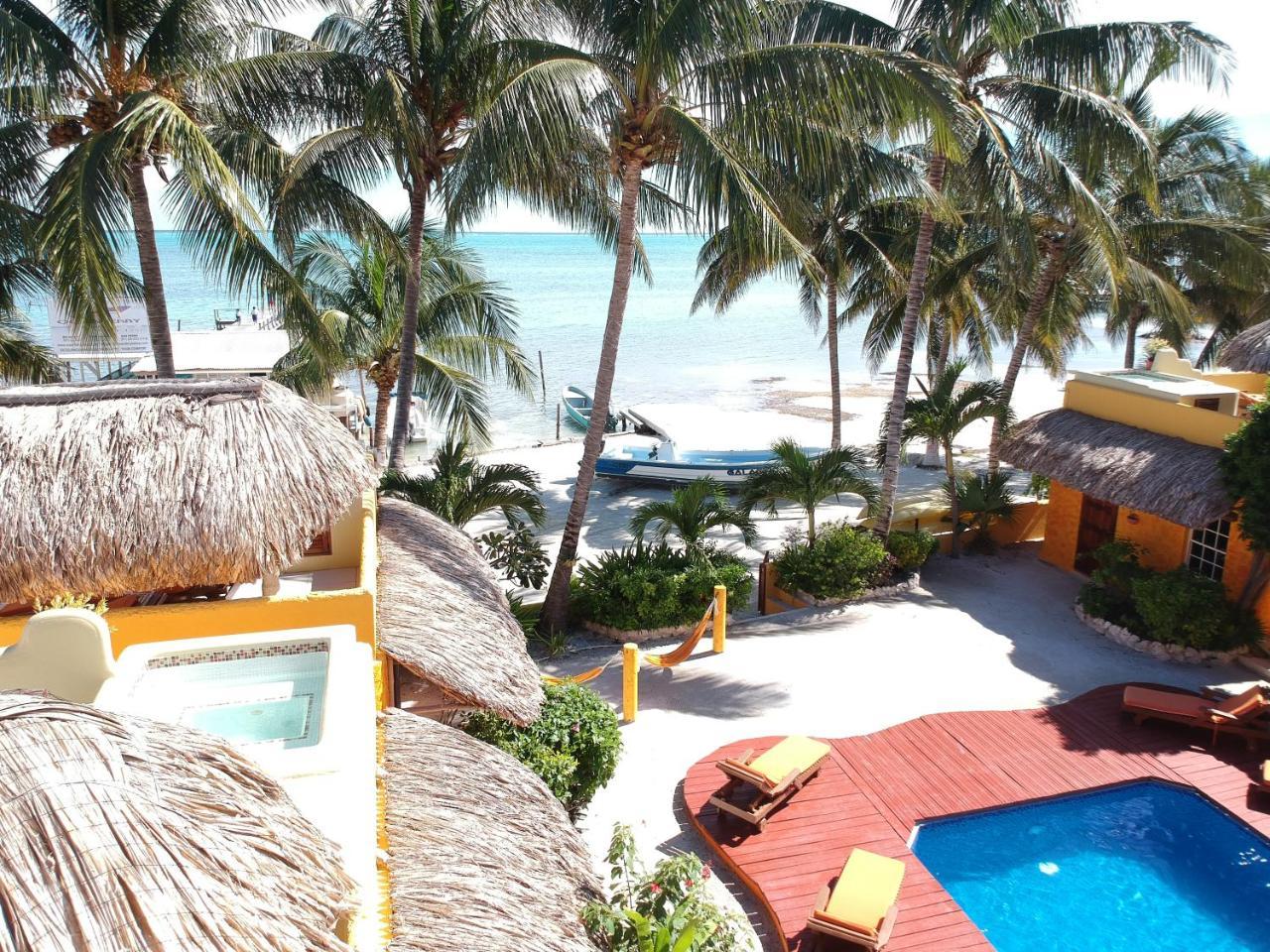 Seaside Cabanas Hotel Caye Corker Exterior foto