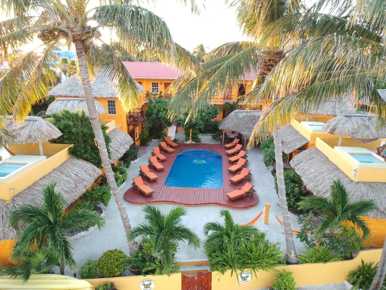 Seaside Cabanas Hotel Caye Corker Exterior foto